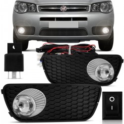 Kit Farol Auxiliar Palio Siena 2004 em diante   Kit Farol Auxiliar Palio Siena 2004 em diante